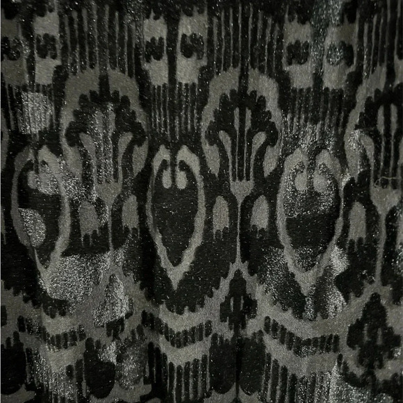 Frank Lyman Black open sleeve with crystals velour dress top, size 6 - Picture 5 of 8